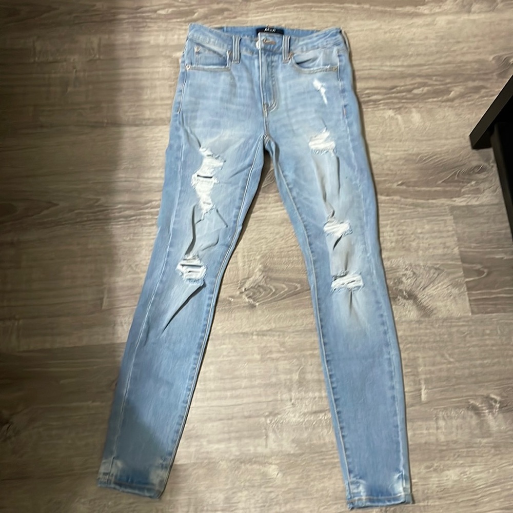 Aeropostale light wash high rise ripe style jegging size 4. Like new!